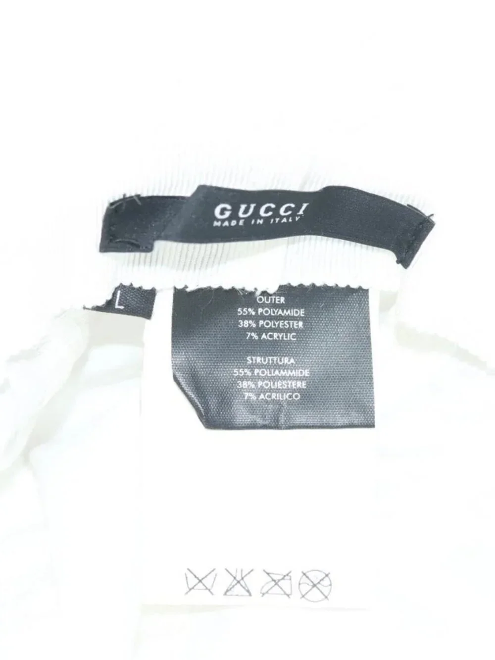 GUCCI GG Canvas Bucket Hat L Whit - Picture 8 of 10